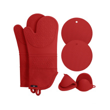 Amazon Kitchen Oven Mitts Food Grade  Easy To Wears Instant Pressure Cooker Pot Holder Mini Silicone Oven Mitts